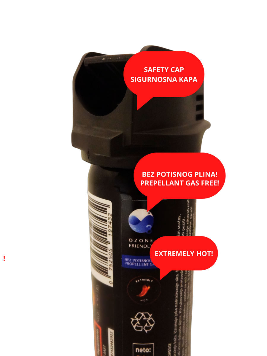 PEPPER SPRAY PHS PRO Direct MC 1,33 (MK3) NONFLAMMABLE Pepper Sprays PHS